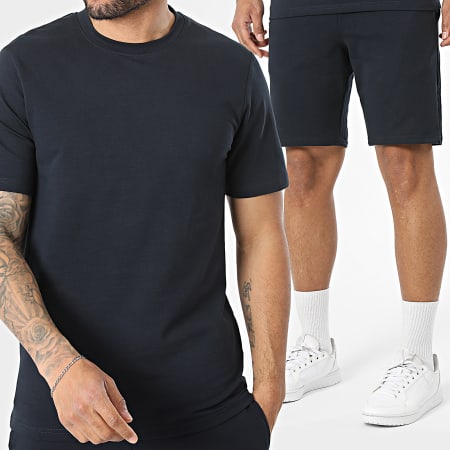 Classic Series - Ensemble Tee Shirt Et Short Jogging Morpheus Bleu Marine