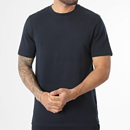 Classic Series - Ensemble Tee Shirt Et Short Jogging Morpheus Bleu Marine