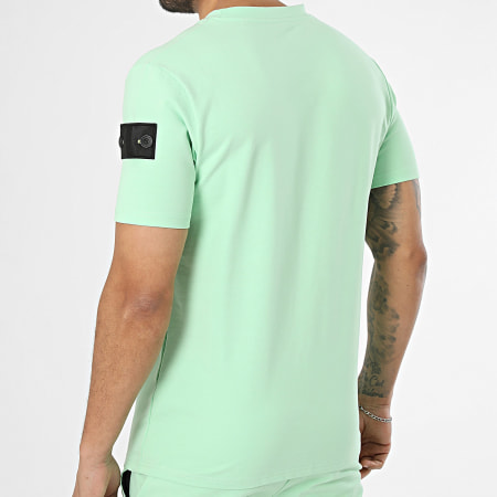 Classic Series - Ensemble Tee Shirt Et Short Jogging Neo Vert Clair