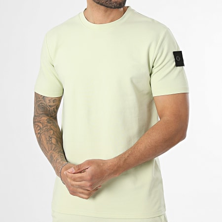 Classic Series - Ensemble Tee Shirt Et Short Jogging Neo Vert Lime