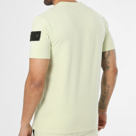 Classic Series - Ensemble Tee Shirt Et Short Jogging Neo Vert Lime