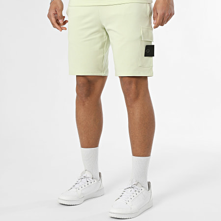 Classic Series - Ensemble Tee Shirt Et Short Jogging Neo Vert Lime