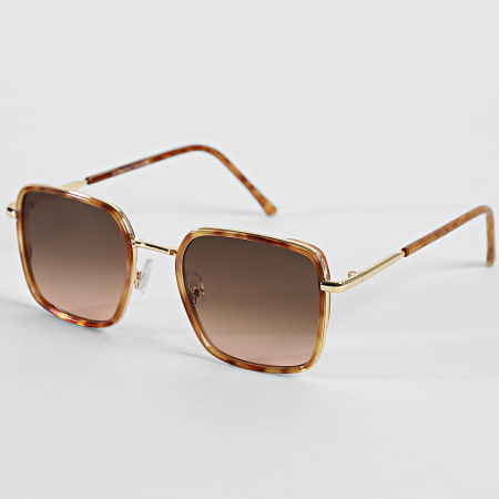 Classic Series - Lunettes De Soleil 890 Jaune Camel Doré Fauve
