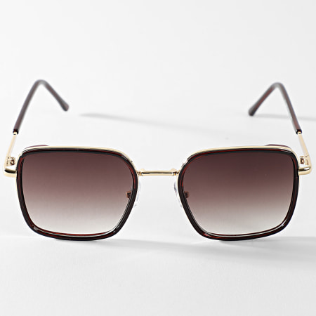 Classic Series - Lunettes De Soleil 890 Doré Noir Marron