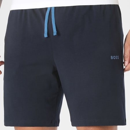 BOSS - Pantalón Cortado de chándal Mix And Match 50515314 Azul Marino