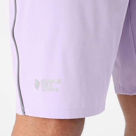 Comme Des Loups - Pantalón Corto de chándal Delta Violeta