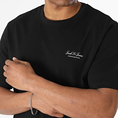 Jack And Jones - Ensemble Tee Shirt Et Short Jogging Archive Graphic Noir