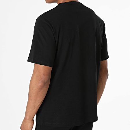 Jack And Jones - Ensemble Tee Shirt Et Short Jogging Archive Graphic Noir