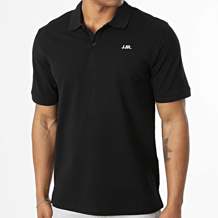 JJ Rebel - Polo Manches Courtes Logo Noir
