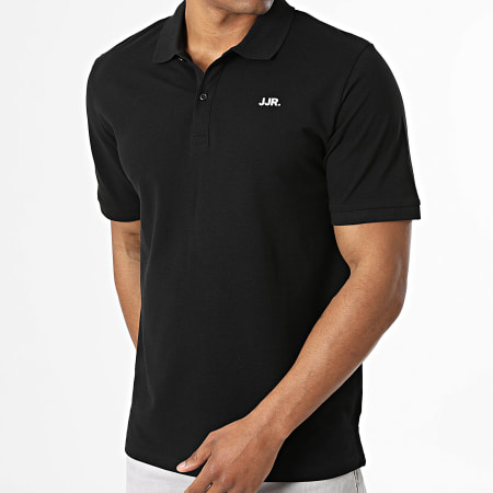 JJ Rebel - Polo Manches Courtes Logo Noir