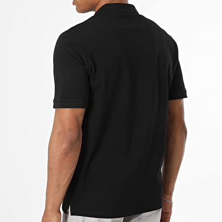 JJ Rebel - Polo Manches Courtes Logo Noir