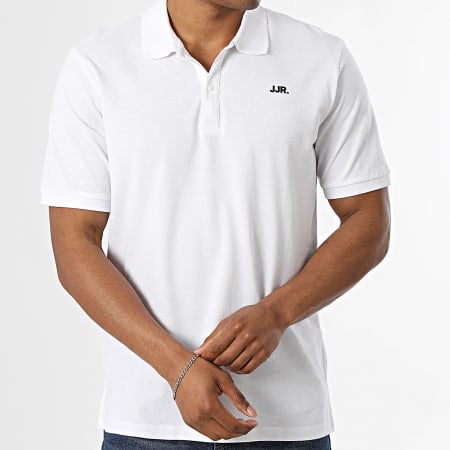 JJ Rebel - Polo Manches Courtes Logo Blanc