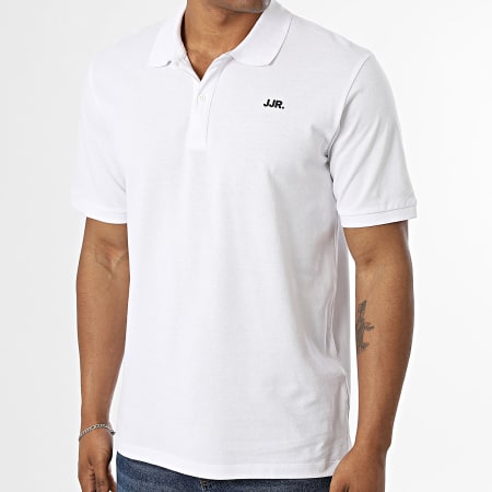 JJ Rebel - Polo Manches Courtes Logo Blanc
