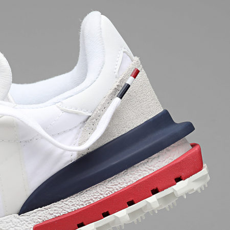 Lacoste - Zapatillas Elite Active Blanco Marino Rojo Exclusivo Ryses