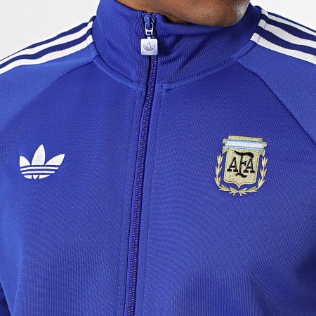 Adidas Originals - Veste Zippée 3 Stripes Argentine Originals JZ6305 Bleu Roi