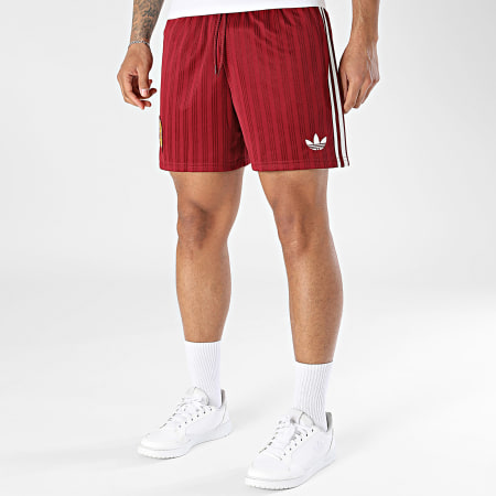 Adidas Originals - Short Jogging 3 Stripes Espagne Originals JZ2257 Bordeaux