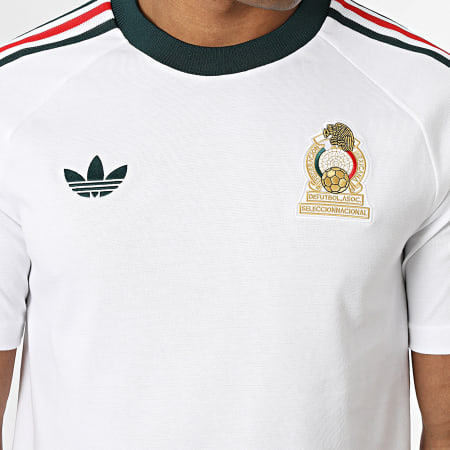 Adidas Originals - Tee Shirt 3 Stripes Mexique Originals JZ6483 Blanc