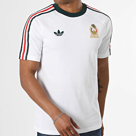 Adidas Originals - Tee Shirt 3 Stripes Mexique Originals JZ6483 Blanc