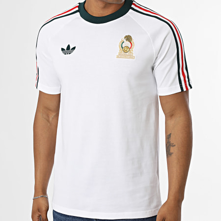 Adidas Originals - Tee Shirt 3 Stripes Mexique Originals JZ6483 Blanc