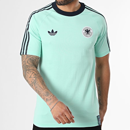 Adidas Originals - Tee Shirt 3 Stripes Allemagne Originals KE2928 Turquoise