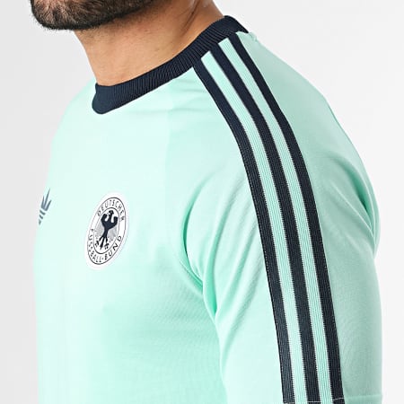 Adidas Originals - Tee Shirt 3 Stripes Allemagne Originals KE2928 Turquoise