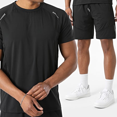 Classic Series - Ensemble Tee Shirt Et Short Jogging 507 Noir