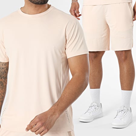Classic Series - Ensemble Tee Shirt Et Short Jogging 519 Saumon Clair