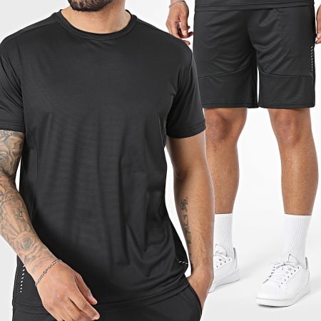 Classic Series - Ensemble Tee Shirt Et Short Jogging 519 Noir