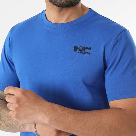 Comme Des Loups - Ensemble Tee Shirt Et Short Jogging Classico Bleu Roi