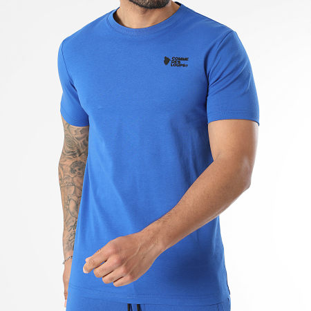 Comme Des Loups - Ensemble Tee Shirt Et Short Jogging Classico Bleu Roi