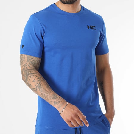 Comme Des Loups - Ensemble Tee Shirt Et Short Jogging Classico Bleu Roi