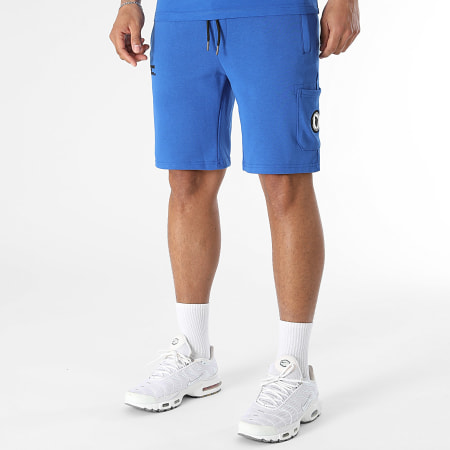 Comme Des Loups - Ensemble Tee Shirt Et Short Jogging Classico Bleu Roi