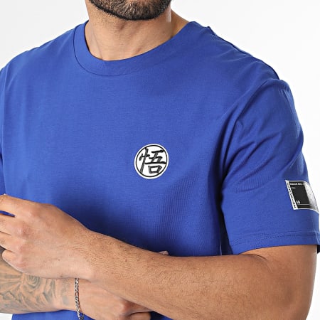 Dragon Ball Z - Camiseta Oversize Patch Goku Azul Real