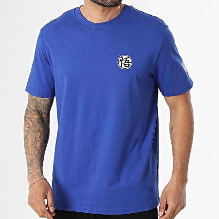 Dragon Ball Z - Camiseta Oversize Patch Goku Azul Real