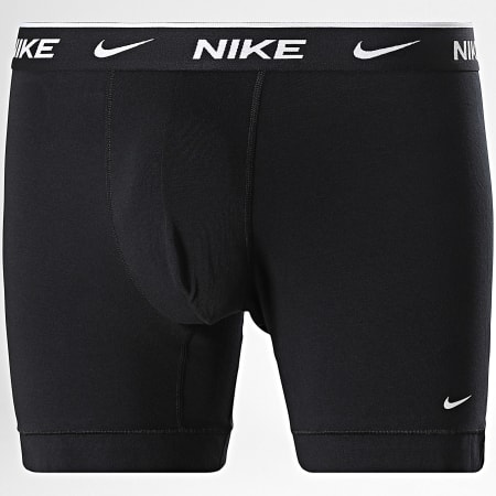 Nike - Pack de 3 Boxers Essential Cotton Stretch KE1285 Negro Naranja Violeta