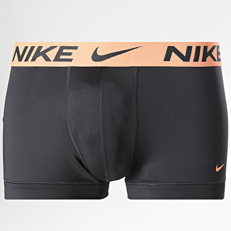 Nike - Pack de 3 Boxers Dri-FIT Essential Micro KE1156 Verde Violeta Claro Negro Naranja