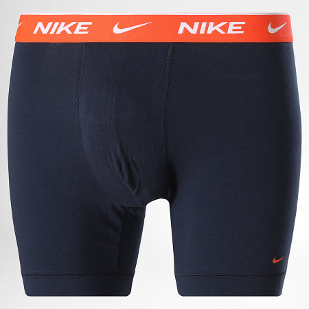 Nike - Pack de 5 Boxers Dri-Fit Essential Cotton Stretch KE1296 Negro Naranja Azul Gris