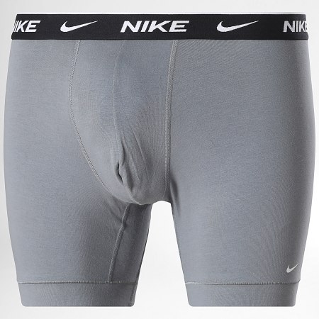 Nike - Pack de 5 Boxers Dri-Fit Essential Cotton Stretch KE1296 Negro Naranja Azul Gris