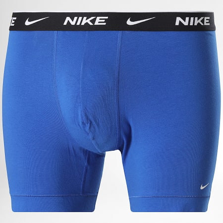 Nike - Pack de 5 Boxers Dri-Fit Essential Cotton Stretch KE1296 Negro Naranja Azul Gris
