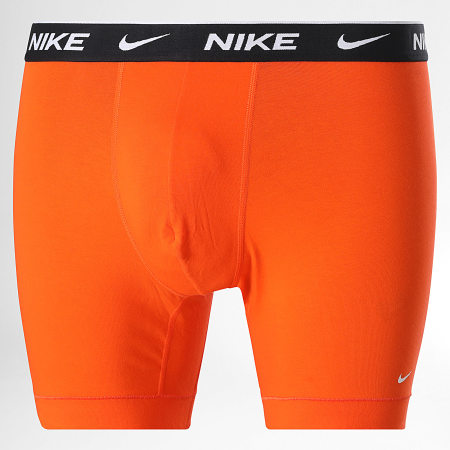 Nike - Pack de 5 Boxers Dri-Fit Essential Cotton Stretch KE1296 Negro Naranja Azul Gris