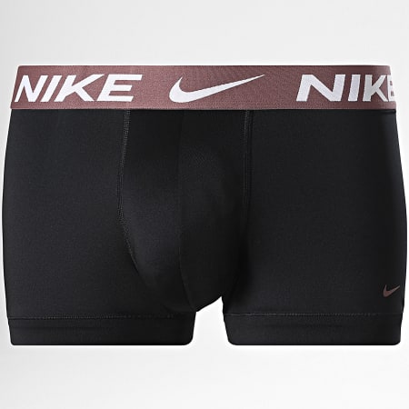 Nike - Lot De 3 Boxers Dri-FIT Essential Micro KE1156 Noir Orange Marron