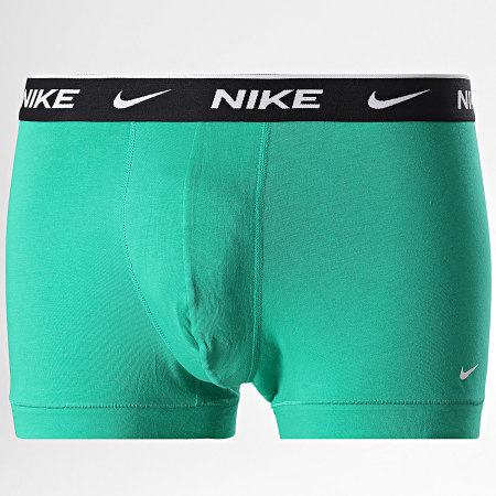 Nike - Lot De 5 Boxers Dri-Fit Essential Cotton Stretch KE1295 Noir Blanc Gris Vert Bleu Roi