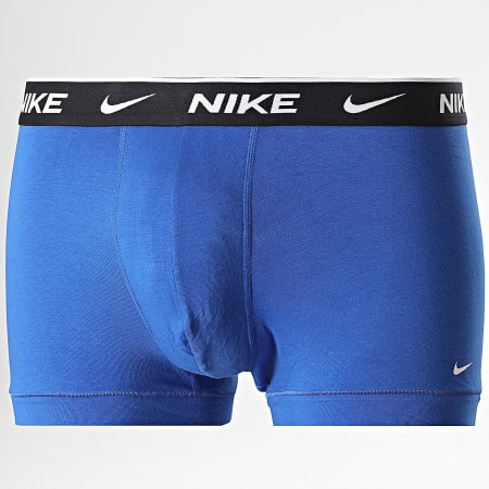 Nike - Lot De 5 Boxers Dri-Fit Essential Cotton Stretch KE1295 Noir Blanc Gris Vert Bleu Roi