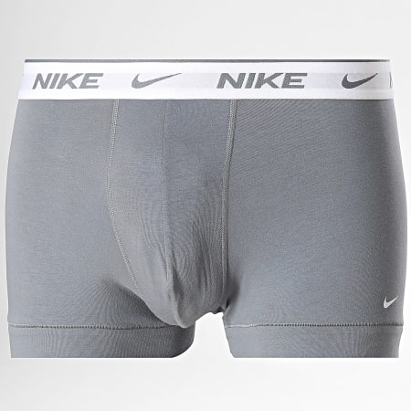 Nike - Pack de 3 Boxers Essential Cotton Stretch KE1284 Naranja Gris Negro