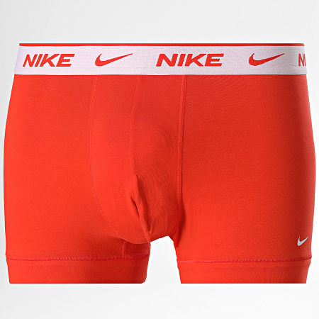 Nike - Pack de 3 Boxers Essential Cotton Stretch KE1284 Naranja Gris Negro