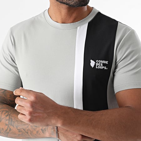 Comme Des Loups - Ensemble Tee Shirt Et Short Jogging Amalfi Gris Noir