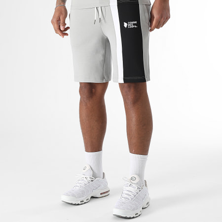 Comme Des Loups - Ensemble Tee Shirt Et Short Jogging Amalfi Gris Noir