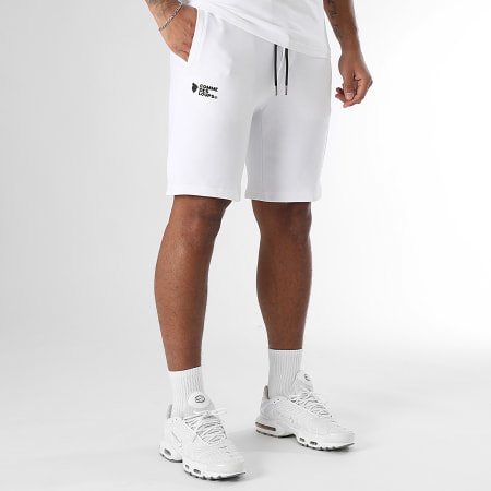 Comme Des Loups - Ensemble Tee Shirt Et Short Jogging Classico Blanc