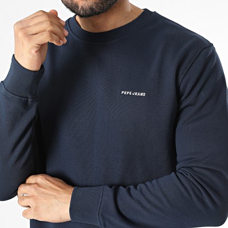 Pepe Jeans - Sweat Crewneck Basic PM5800049 Bleu Marine