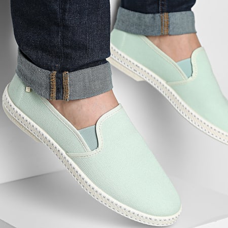Rivieras - Alpargatas Classic Tela 1025 Verde Agua